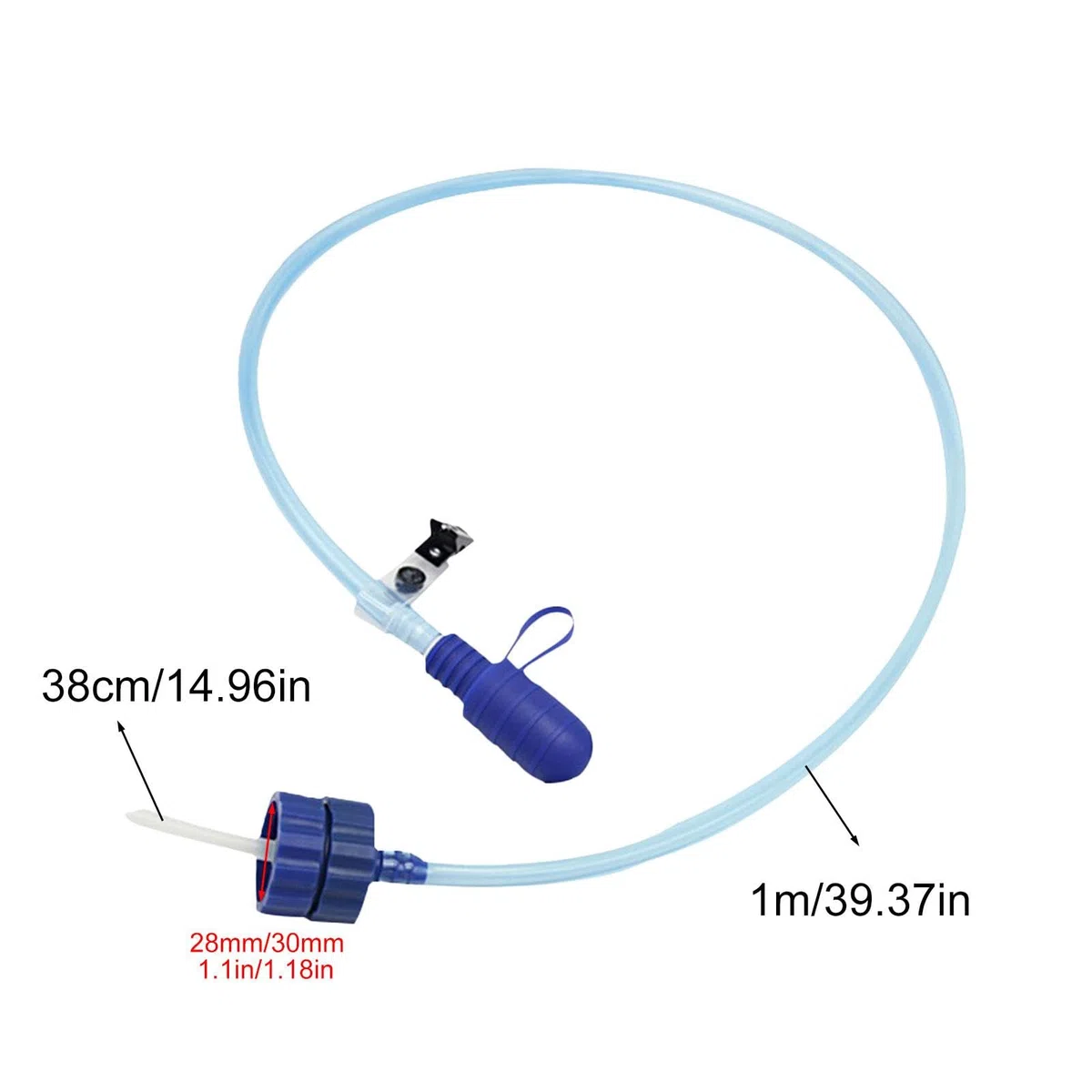 Generico Tubo per idratazione, Kit Adattatore per Bottiglia d'Acqua Converttube - Tubo Flessibile per Kit di idratazione,di Tubi per Bevande idratanti per Uso Alimentare per Il Ciclismo