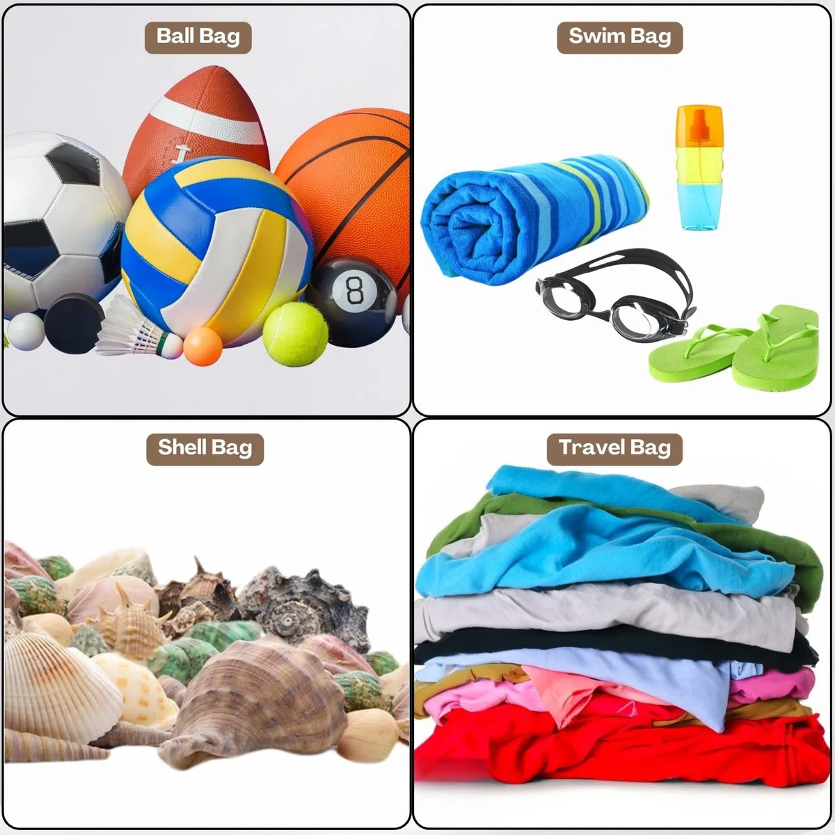 Sacca per pallone, 1 palla, borsa con moschettone e cordino, portatile, pieghevole, per pallacanestro, calcio, pallavolo, bambini e adulti