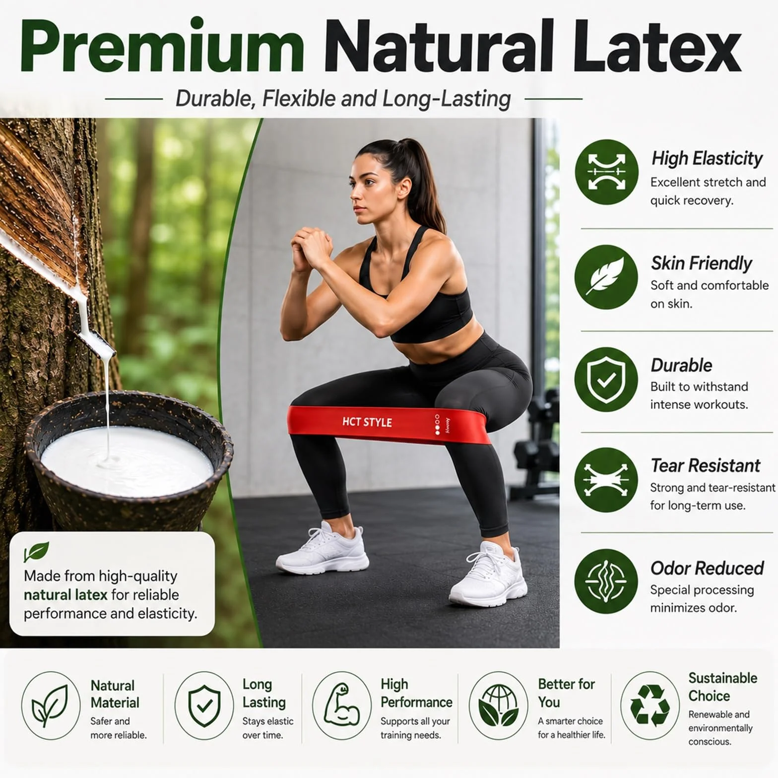 Elastici Fitness, Bande Elastiche Fitness Set 5 Livelli