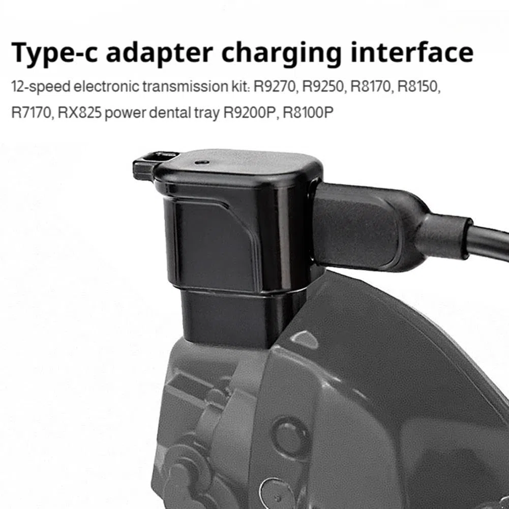 Per deragliatore elettronico a 12 velocità per Shimano 12S Di2 R9200 R8100 Adattatore Batteria R7150 Testa Type-C