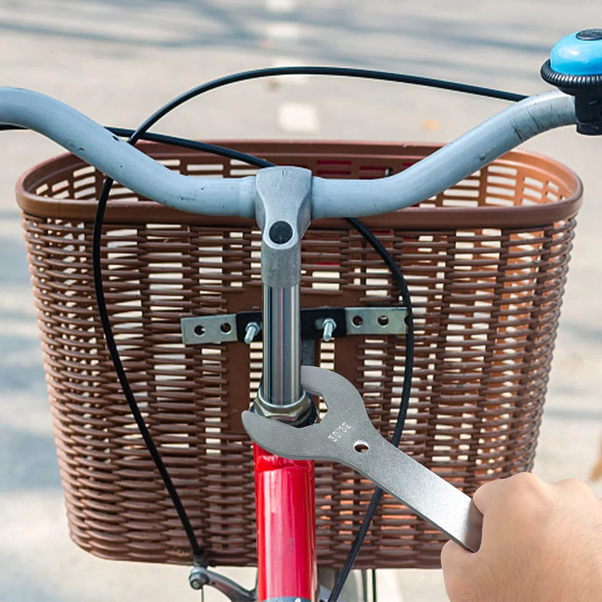 Chiave per Casco da Bicicletta Strumento a Rotella Chiave Doppia 30-40mm