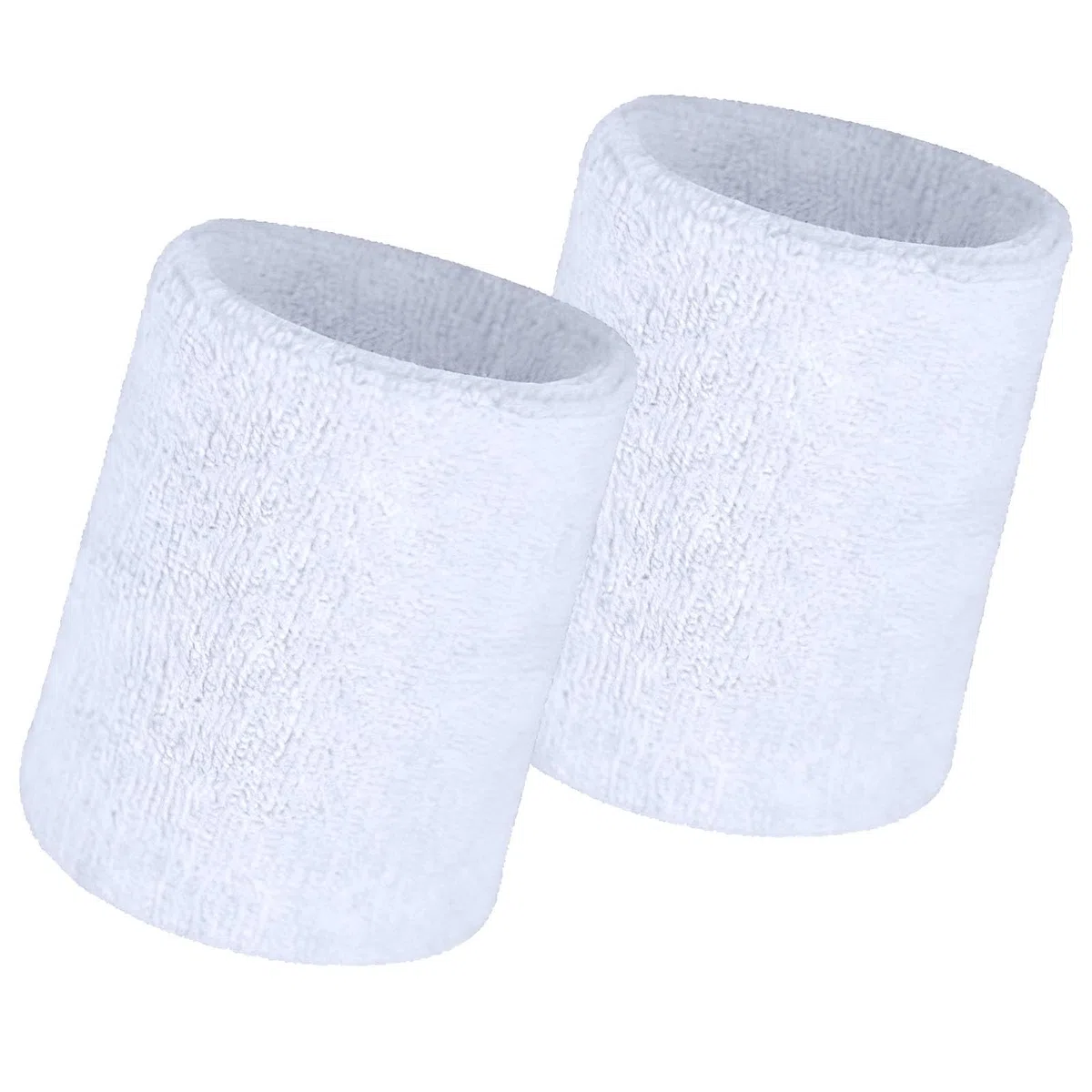 2 Pack Polsino Sportivo, Polsino Sweatband Sportivo, Polsini Palestra da Donna e Uomo, Elastici, Fasce da Polso per Sport Morbido Cotone Addensato, per Basket Palestra Fitness Tennis