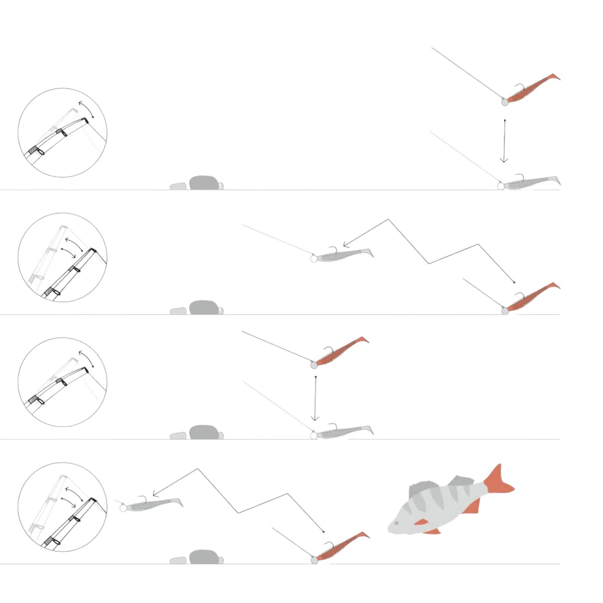 Testine Piombate 5 x 1,5g - Ami da Pesca N6 - Ami Piombati per Esche Artificiali - Kit Teste Piombate - Jig Head Fishing Set - Piombi da Pesca - Attrezzatura - Accessori - Sport Set