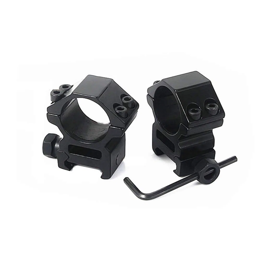 HWZ 1"/30mm Dovetail Scope Mount Rings Medium Profile for 11mm/20mm Dovetail Picatinny (2 Pieces)