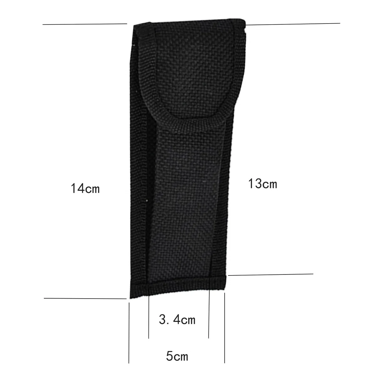 2 pz cintura coltello custodia custodia in nylon Oxford panno guaina coltello pieghevole adatto per uso esterno fino a 13 cm di lunghezza