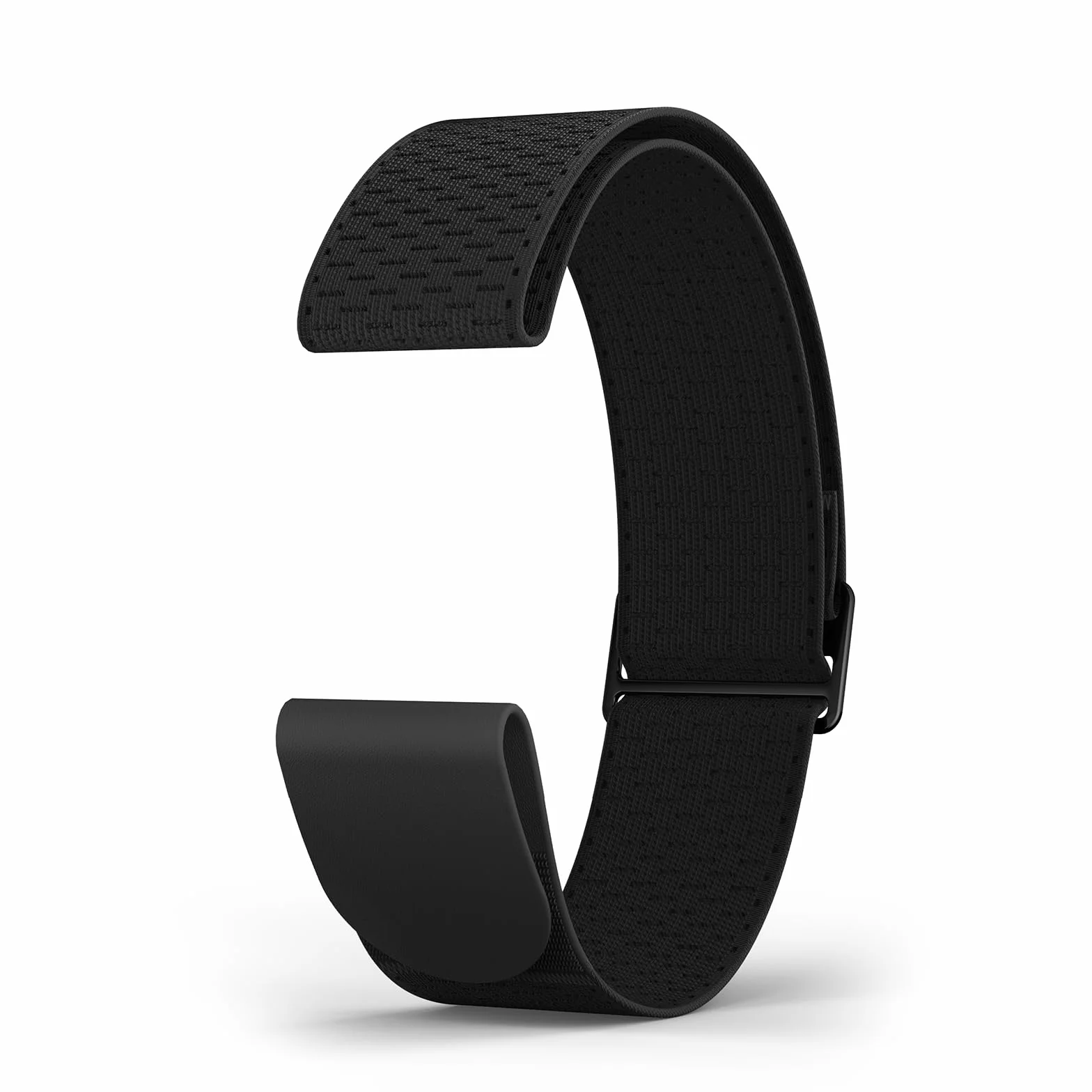 moofit RA1 Cardiofrequenzimetro Fascia Cardio Braccio di Ricambio - 24.5 mm, Bracciale HRM regolabile e traspirante compatibile con Wahoo, Nero