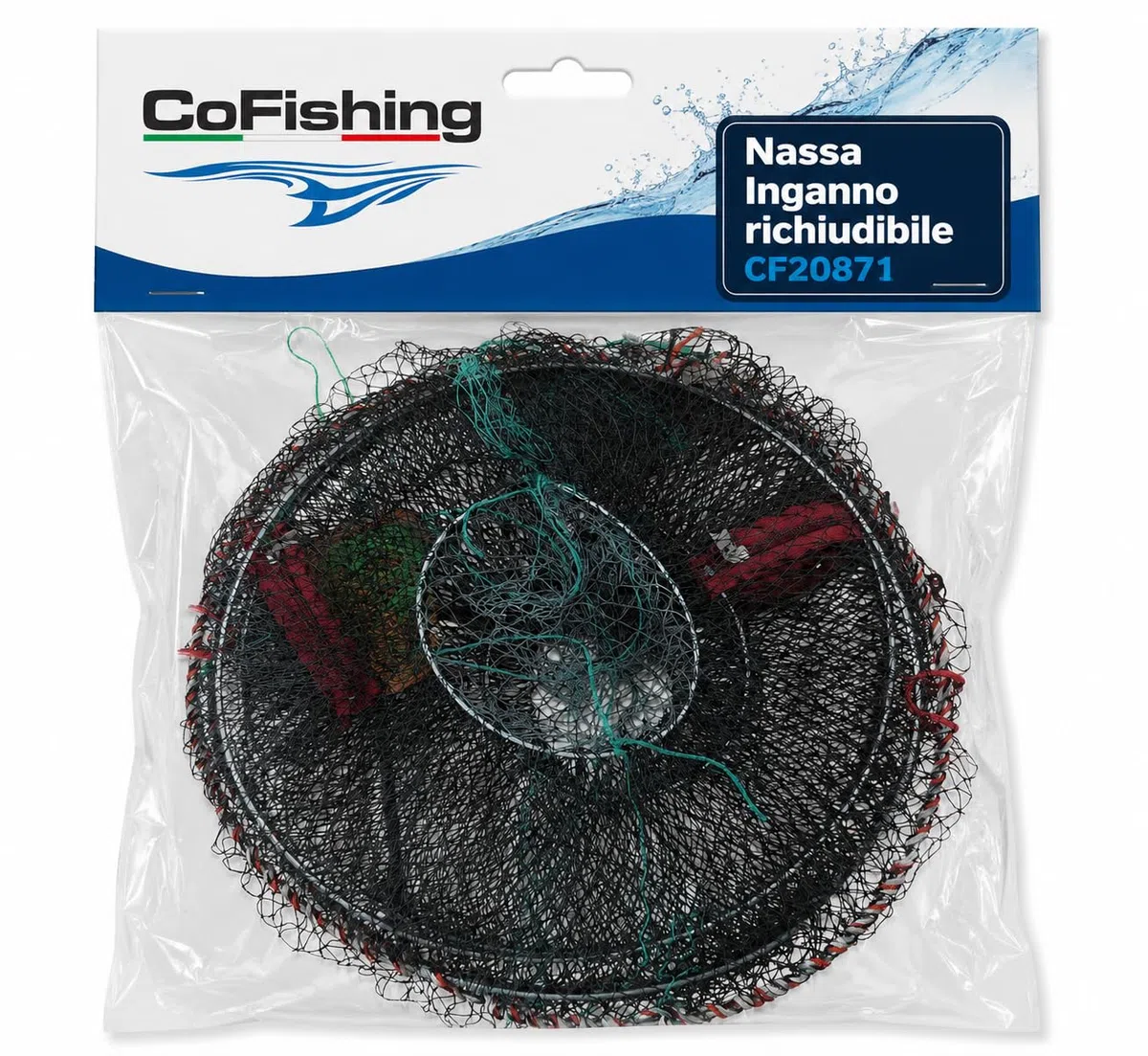 Nassa da Pesca Inganno Richiudibile CF20871 Trappola Polpi Seppie Granchi
