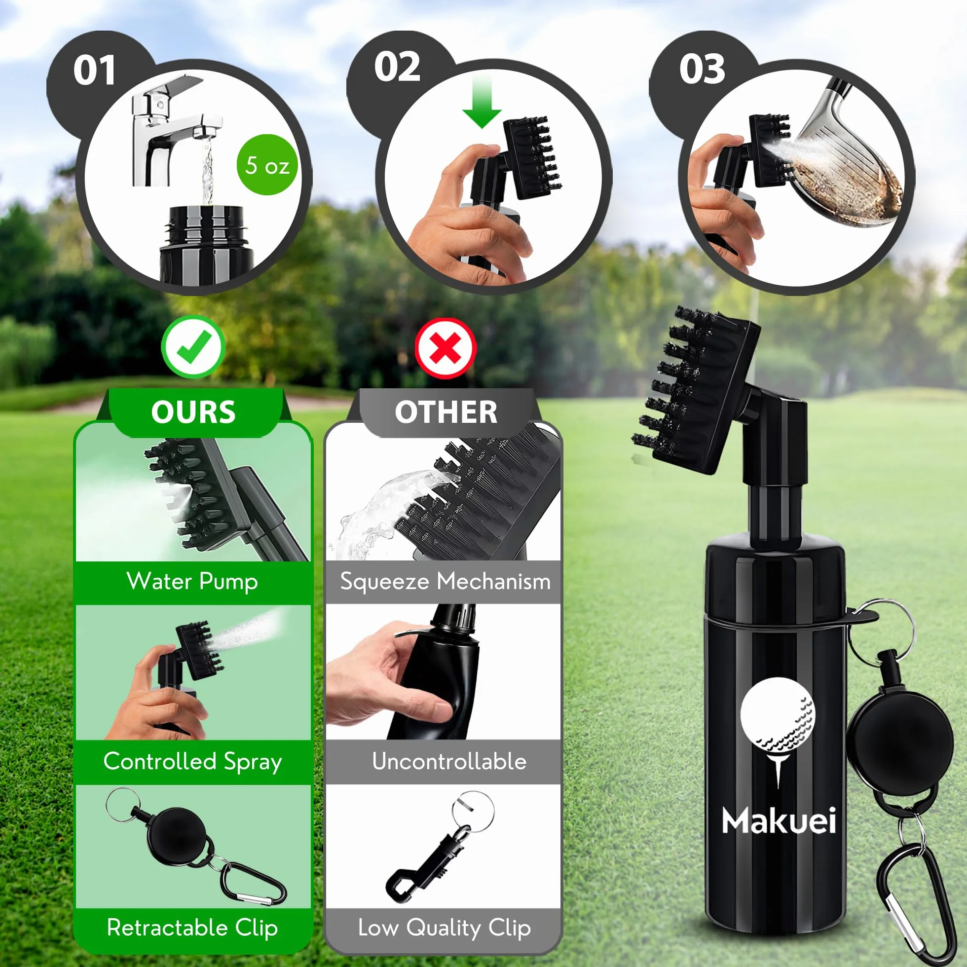 Accessori da Golf Makuei 6 Strumenti durevoli per Uomini e Donne