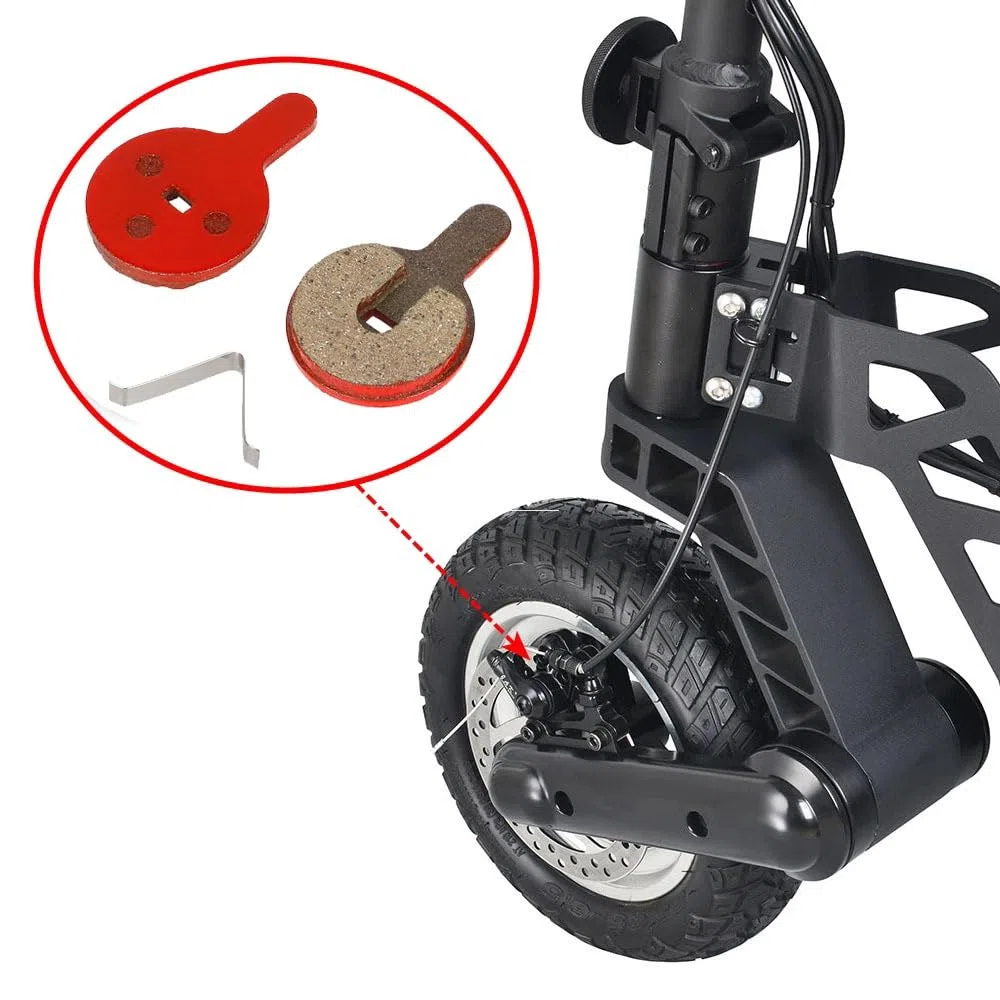 Pastiglie freno per Kukirin G2 Pro, Kukirin G2 Max, Dualtron Togo, Hitway H5 Urbanglide AllRoad Scooter Elettrico Freno a Disco Linings Pad per Freno a Disco Scooter Ricambio Accessori Pad Pad