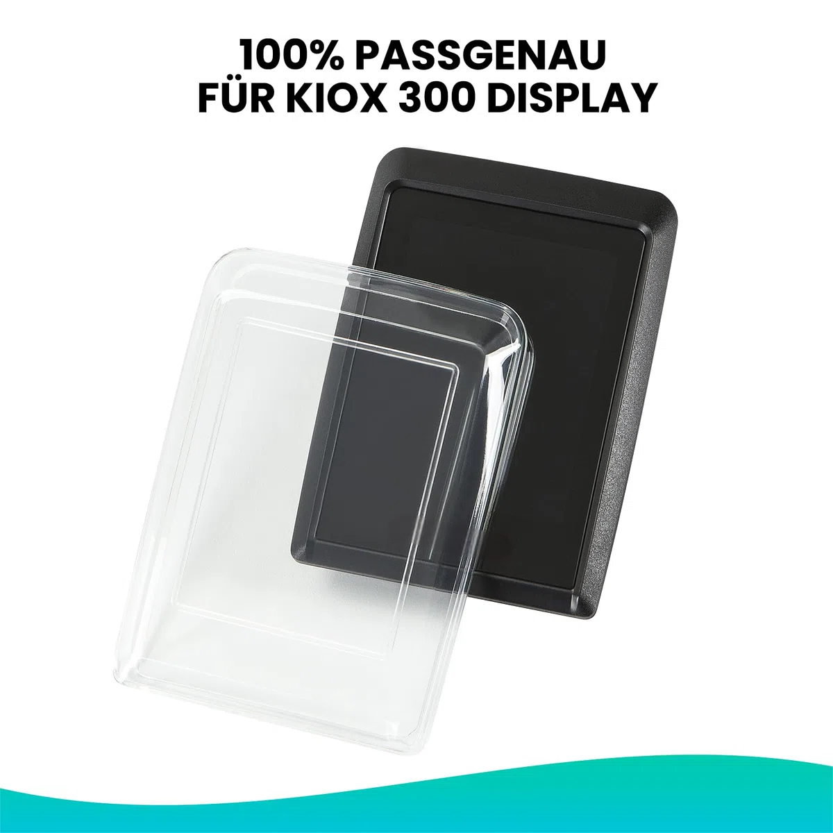 Besudo Custodia protettiva adatta per display Bosch Kiox 300 – Pellicola protettiva trasparente per Kiox 300 contro acqua, polvere e graffi – Cover per computer bici – Accessori per bici