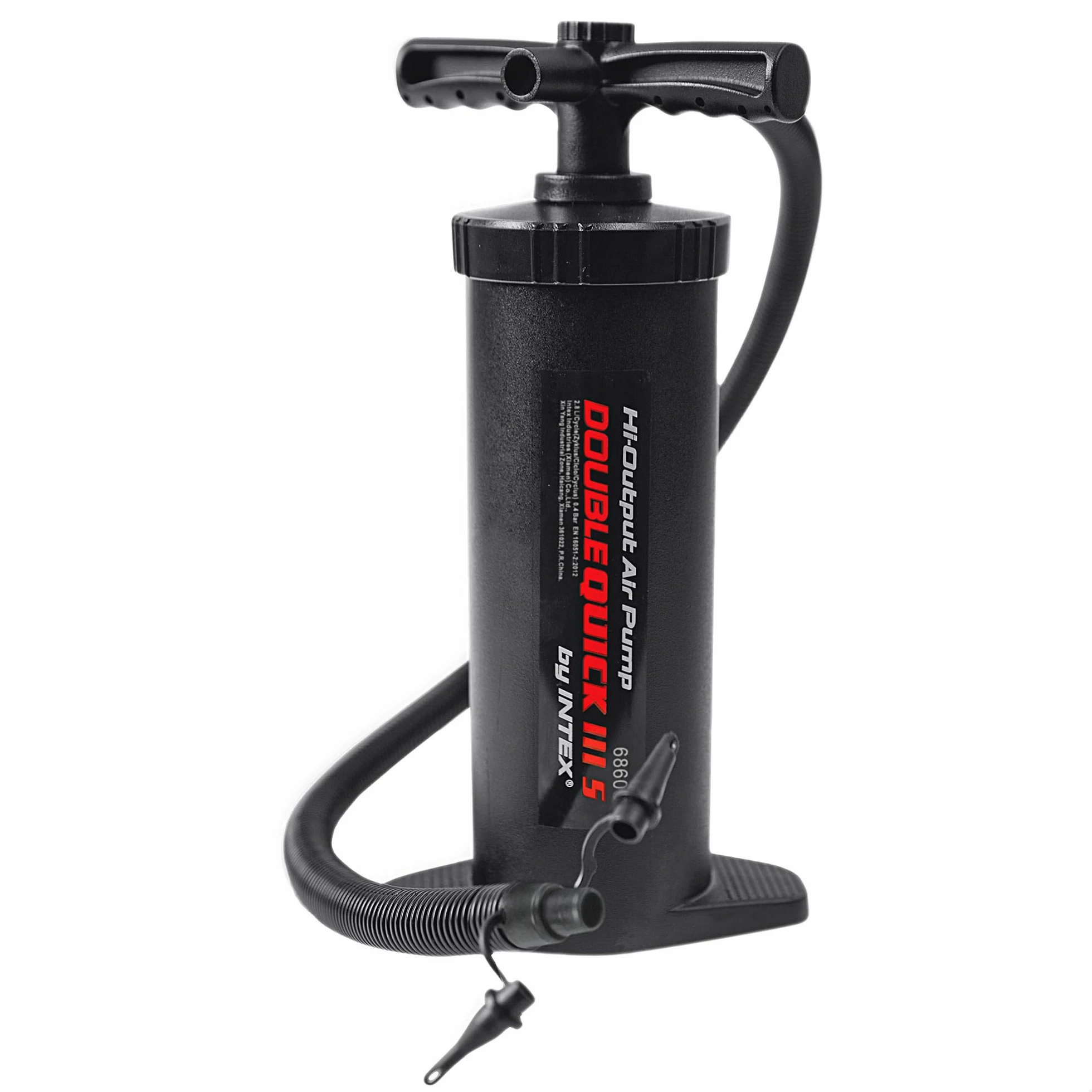 Intex 68605 Pompa Manuale Double Quick Plastica Nero 37 cm