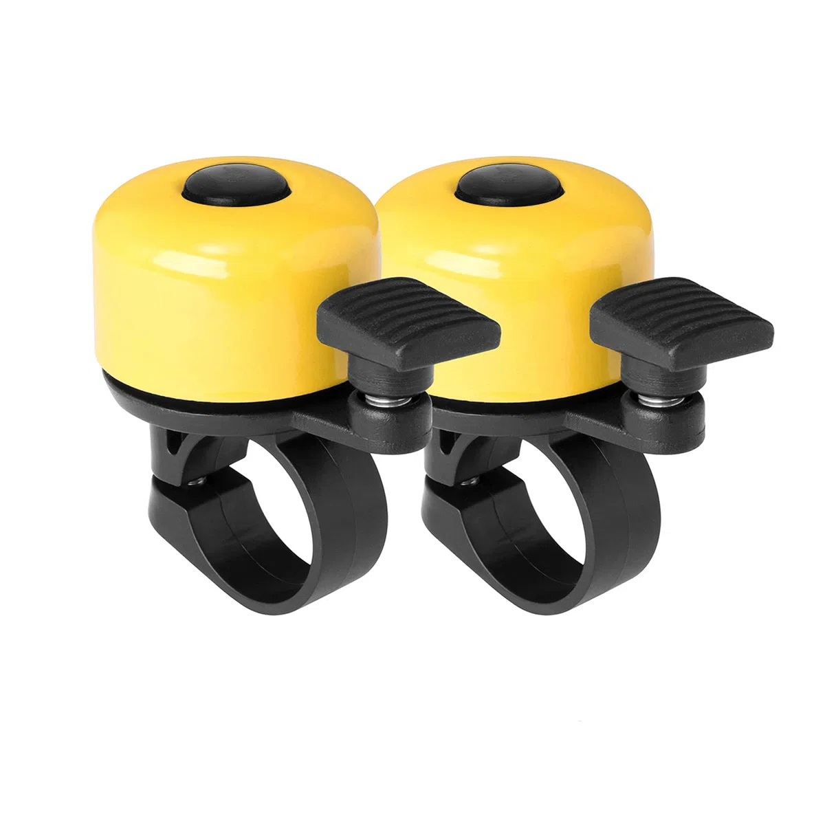 Campanello Bici Confezione da 2 con Suono Melodioso Classico Mini Campanello per Bicicletta per Bambini Adulti Clacson per Bici da Strada, Mountain Bike per Scooter, MTB, BMX