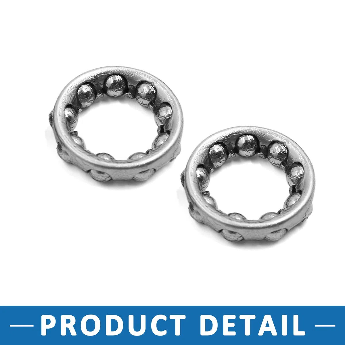 A ABSOPRO Bicicletta ASSE Ruota Sfera Cuscinetto Gabbia 20mm Dia 9 Sfera Acciaio (Set di 10)