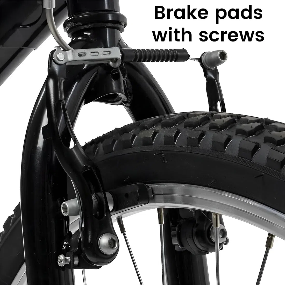 4 Paio Freni Bici, Pastiglie Freni mtb, Bike Pattini Freno 70mm V-Brake Gomma con Strumento di Installazione Nessun Rumore Durevole per Mountain Bike