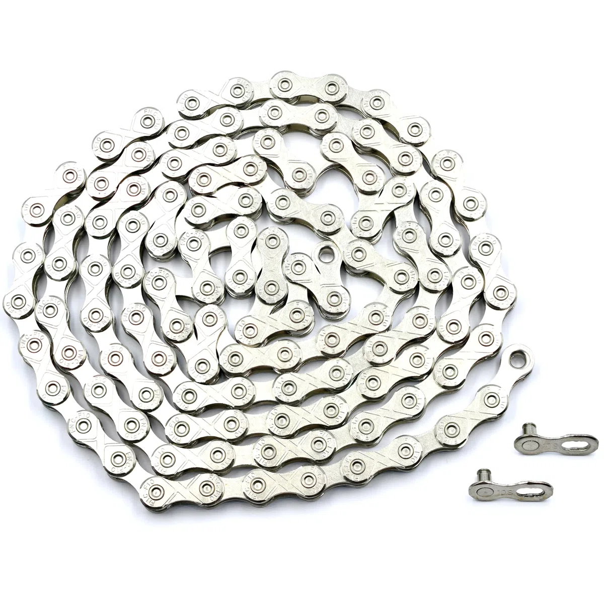 Catena per bicicletta con collegamenti rapidi, potente catena per biciclette, 116 maglie (6/7/8, 9, 10 opzioni di velocità)