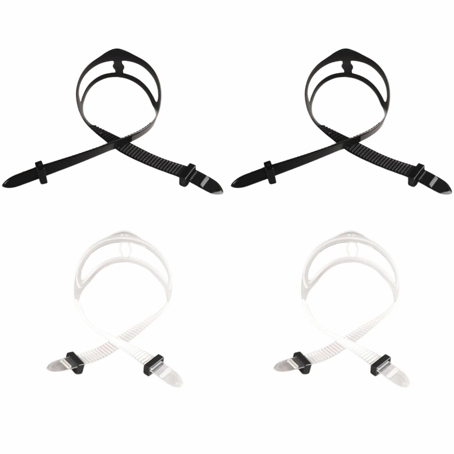 4 Pezzi Cinturini per Maschera Subacquea, Cinturini in Silicone per Maschera Subacquea, Cinturini di Ricambio per Occhiali Subacquei, Accessori per Occhiali Subacquei