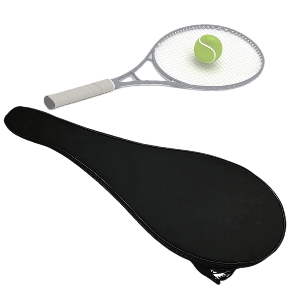 Borsa portaoggetti per racchetta da tennis, borsa da trasporto per racchette da badminton, borsa da trasporto a tracolla per attrezzatura da allenamento da tennis e badminton per