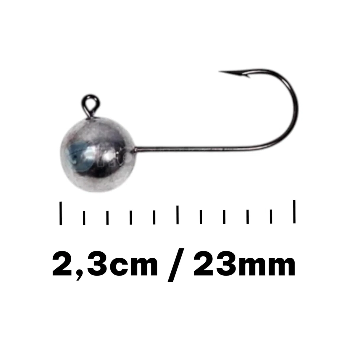 Testine Piombate 5 x 1,5g - Ami da Pesca N6 - Ami Piombati per Esche Artificiali - Kit Teste Piombate - Jig Head Fishing Set - Piombi da Pesca - Attrezzatura - Accessori - Sport Set