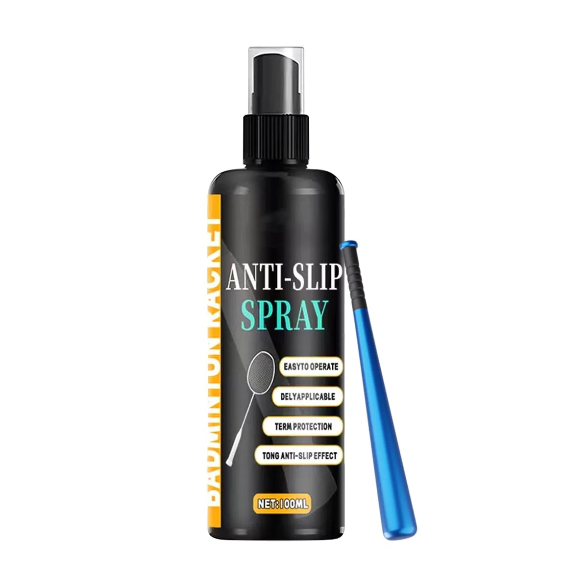 Grip spray – 100 ml antiscivolo resistente al sudore, spray appiccicoso per le mani, per atleti, competizioni, allenamento, tennis, baseball, golf, badminton