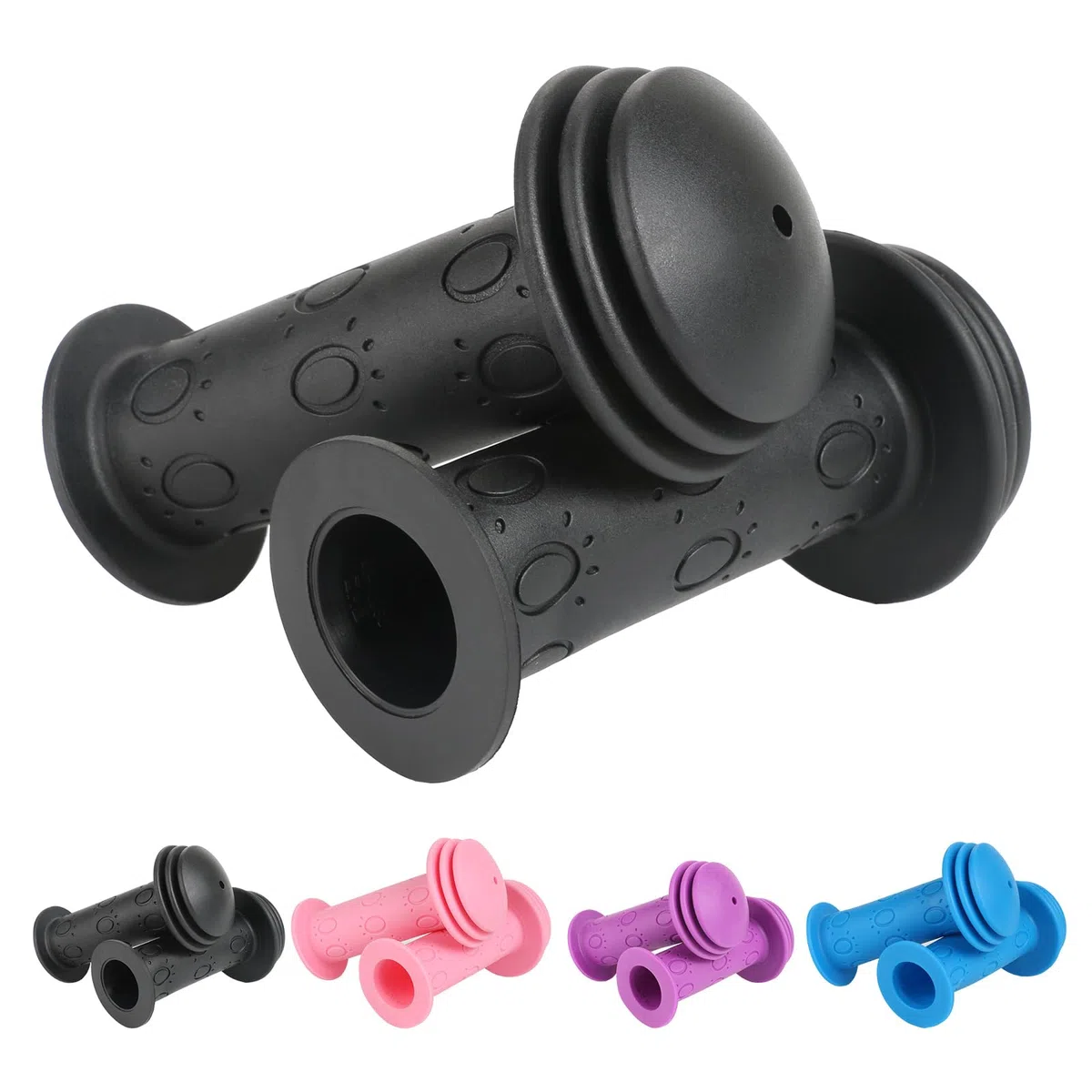 manopole bici bambino,1 Paio 22mm piccola bicicletta, protezione manubrio bici,Antiscivolo Gomma Morbida Bambini Accessori Bicicletta, Lungo 105mm per Scooter, Triciclo,Bambini Corsa Bicicletta