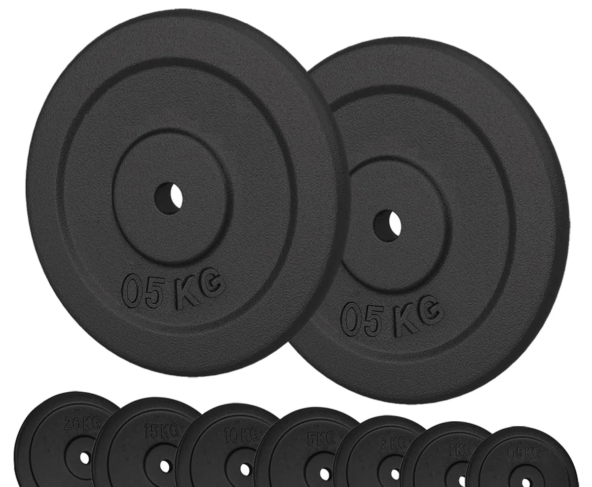 G5 HT SPORT Dischi in Ghisa per Palestra【Ø Foro 25 mm】 Venduti Singolarmente o in Coppia [da 0.5 a 20 kg] Compatibili con Bilancieri e Manubri | Resistenza e Durabilità per Home Gym