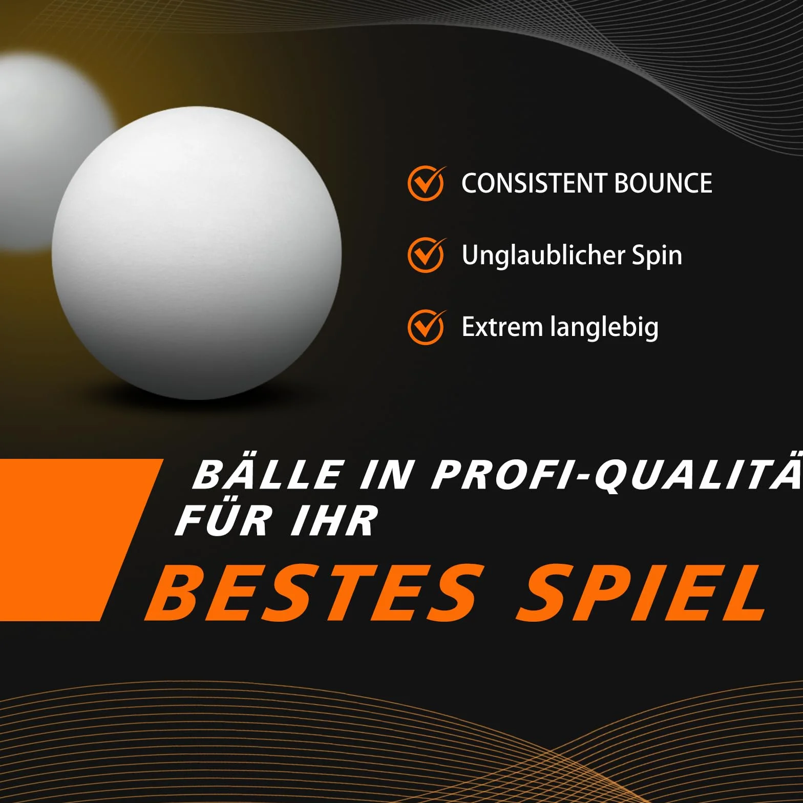 Set di fruste da ping pong con palle, allenamento e tempo libero, fruste da ping pong e accessori interni