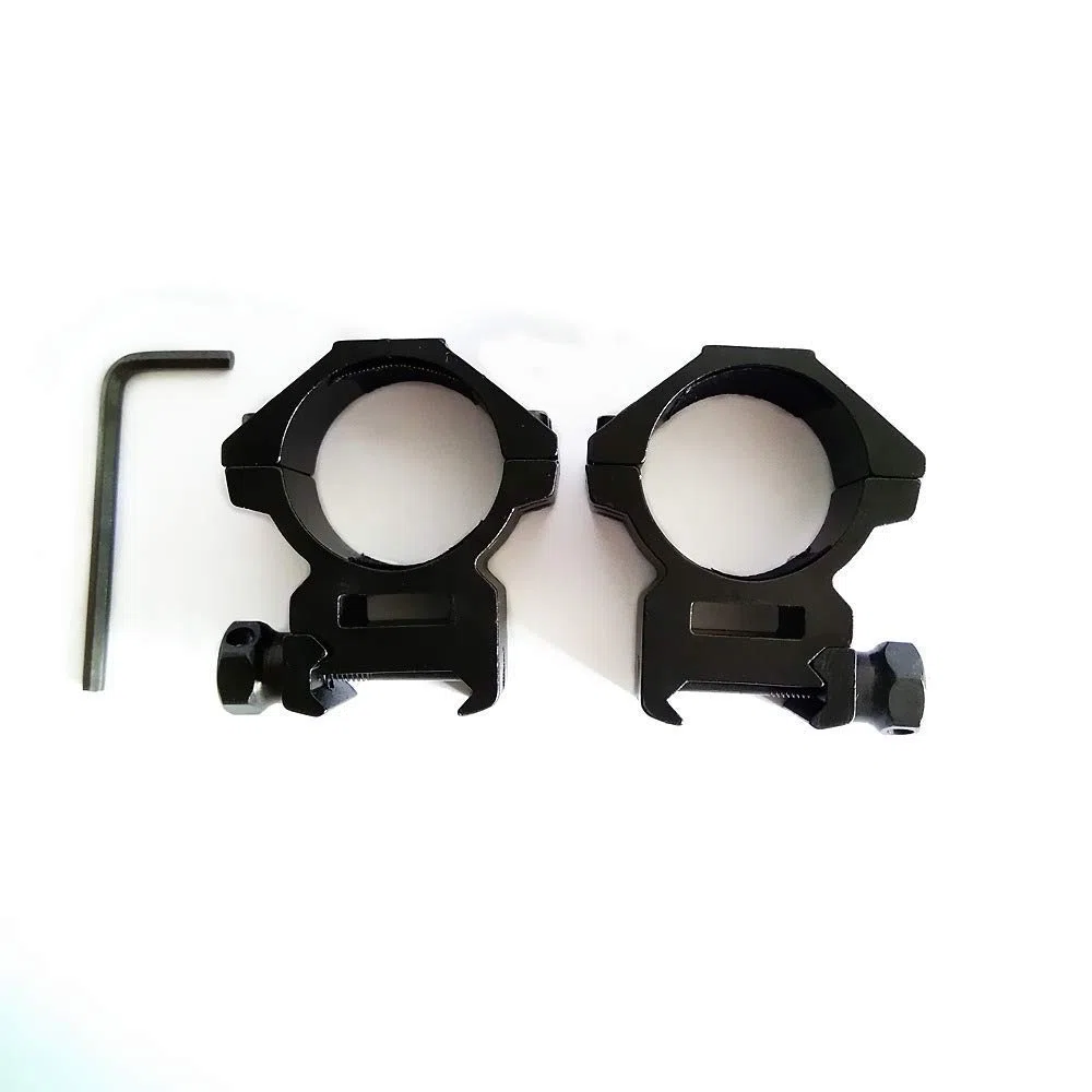 HWZ 1"/30mm Dovetail Scope Mount Rings Medium Profile for 11mm/20mm Dovetail Picatinny (2 Pieces)