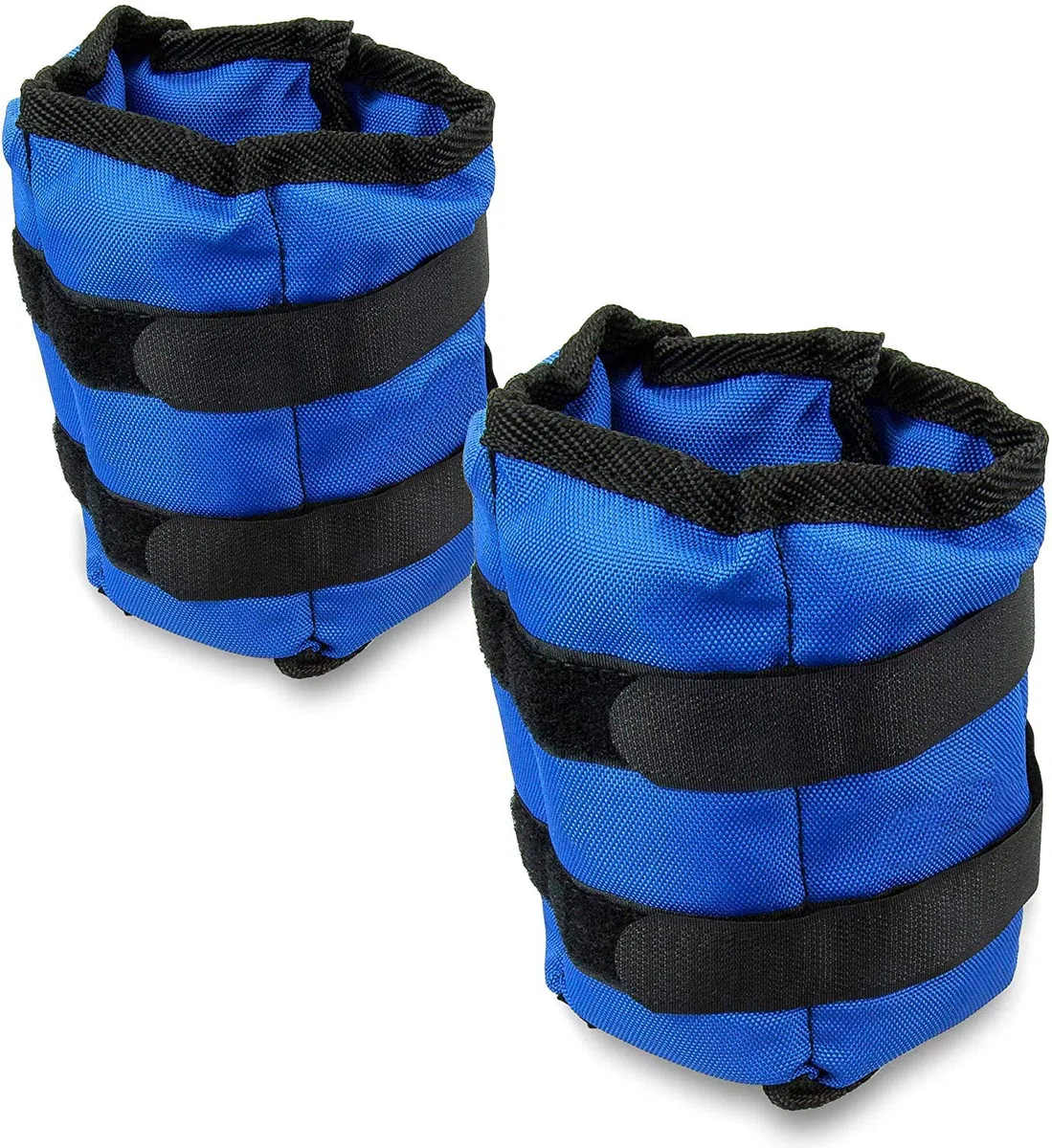 Lupex Shop Coppia di Pesi per Caviglie e Polsi da 0,5 a 6kg, Sacchetto di Sabbia, Regolabili con Strappo, per Allenamento Palestra, Running, Fitness