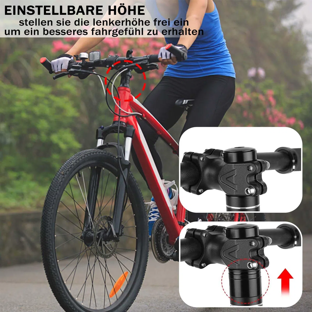 10 pezzi Ahead Spacer 1 1/8 pollici, 2 3 5 10 mm, piastra in alluminio, distanziatore per bicicletta