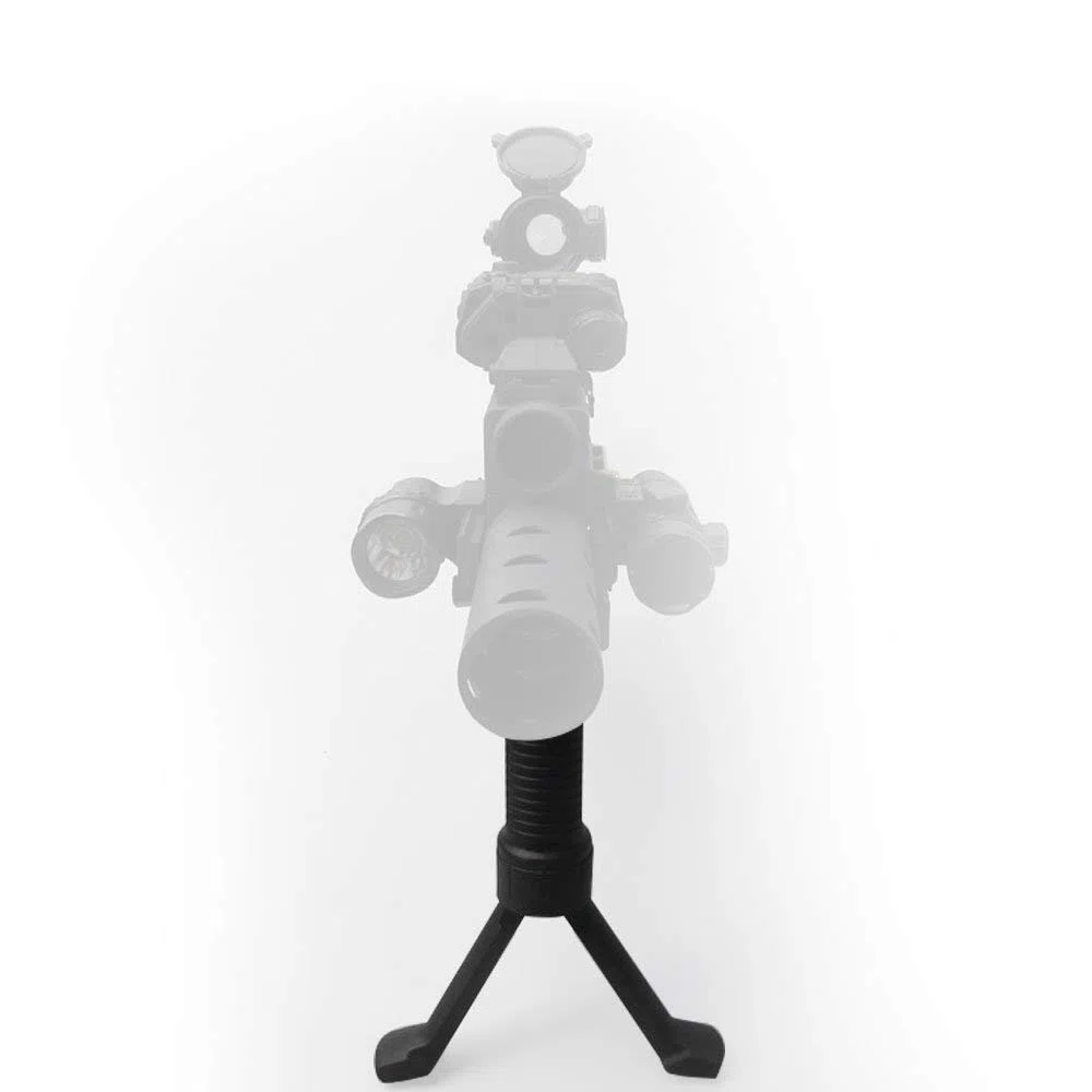 OTraki Bipiede con Impugnatura Forma a Y Vertical Foregrip Retrattile Si Estende da 16 a 22 cm Bipod Si Piega e Si Chiude