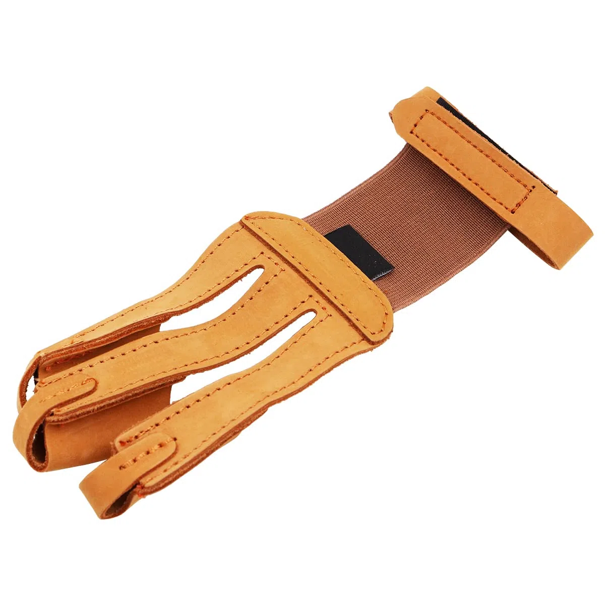 Protezione per Le Dita in Pelle di Mucca Artificiale Tiro con L'Arco 3 Protezione per Le Dita Guanto Protettivo Protezione per Le Dita delle Dita per ricurvo - Arancione