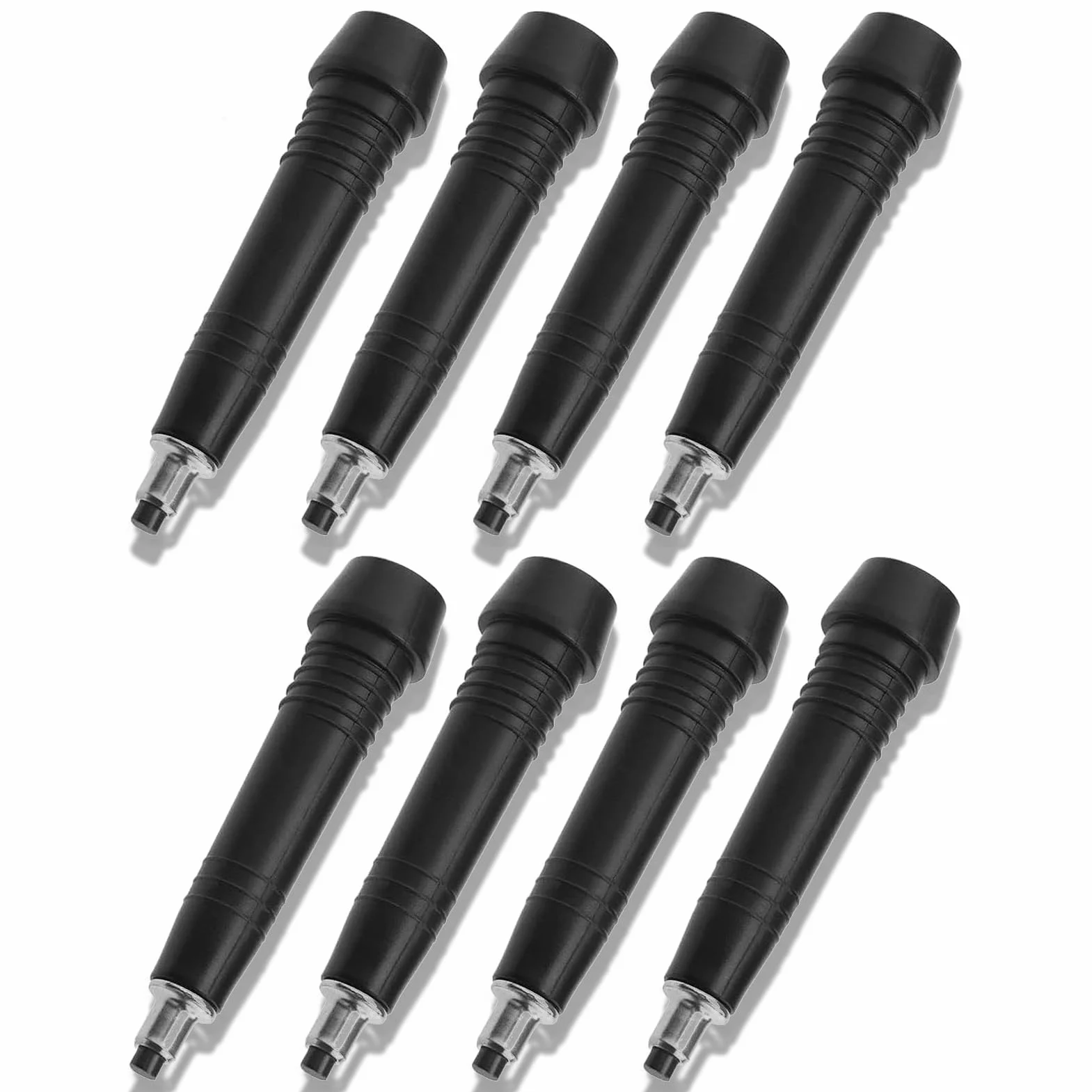 Punte di Ricambio in Acciaio al Carbonio per Bastoncini Set da 8 Filettatura Universale M10/M12