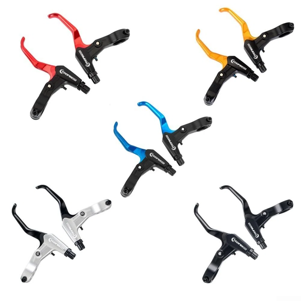Leve del freno per bici, fr5 in lega di alluminio per freni a disco V-Brake Mountain Road Bike parti di ricambio (oro)