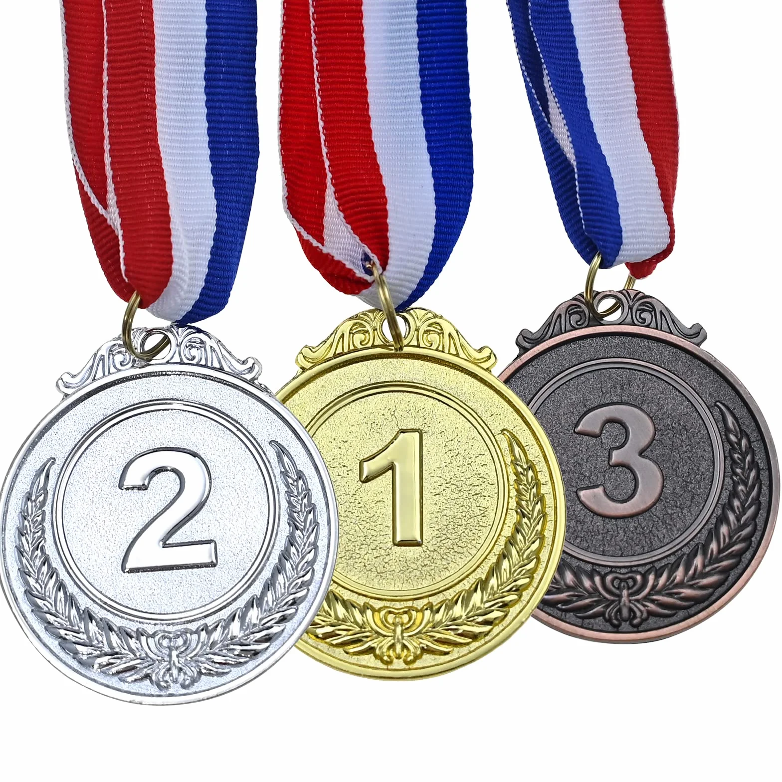GOLDGE 3 Medaglie Oro Argento Bronzo per Bambini Giochi Sport Premi Concorso