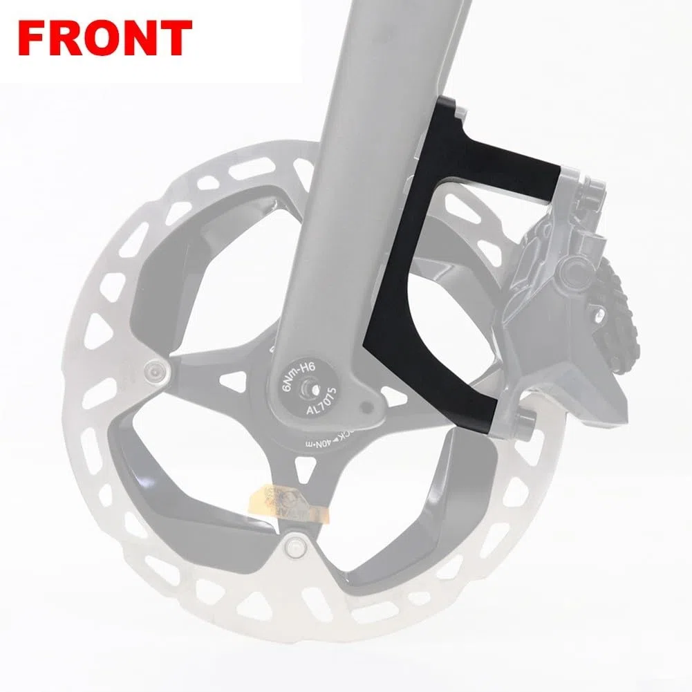 F140/F160/R140MM Flat Mount To Post Mount Bike Adattatore pinza freno a disco in lega di alluminio adattatore per freno a disco da 140 mm 160 mm (anteriore 160 mm)