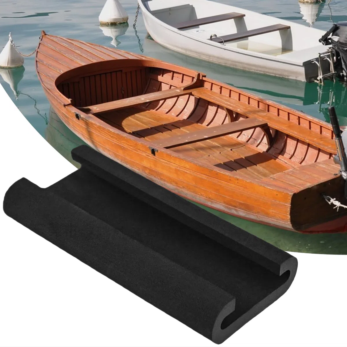 Dragon Boat Seat Cover | galleggiante confortevole e protettivo | Galleggiante per appassionati di canoa e principianti, Nero, Vedi descrizione