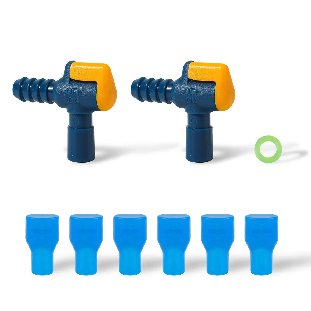 6 Pezzi Valvola di Ricambio per Camelbak, Boccaglio per Pacchetto di Idratazione con 2 Connettori per Tubo Angolato e O-ring Parti di Ricambio per Camelbak Zaino Serbatoio Dell'Acqua