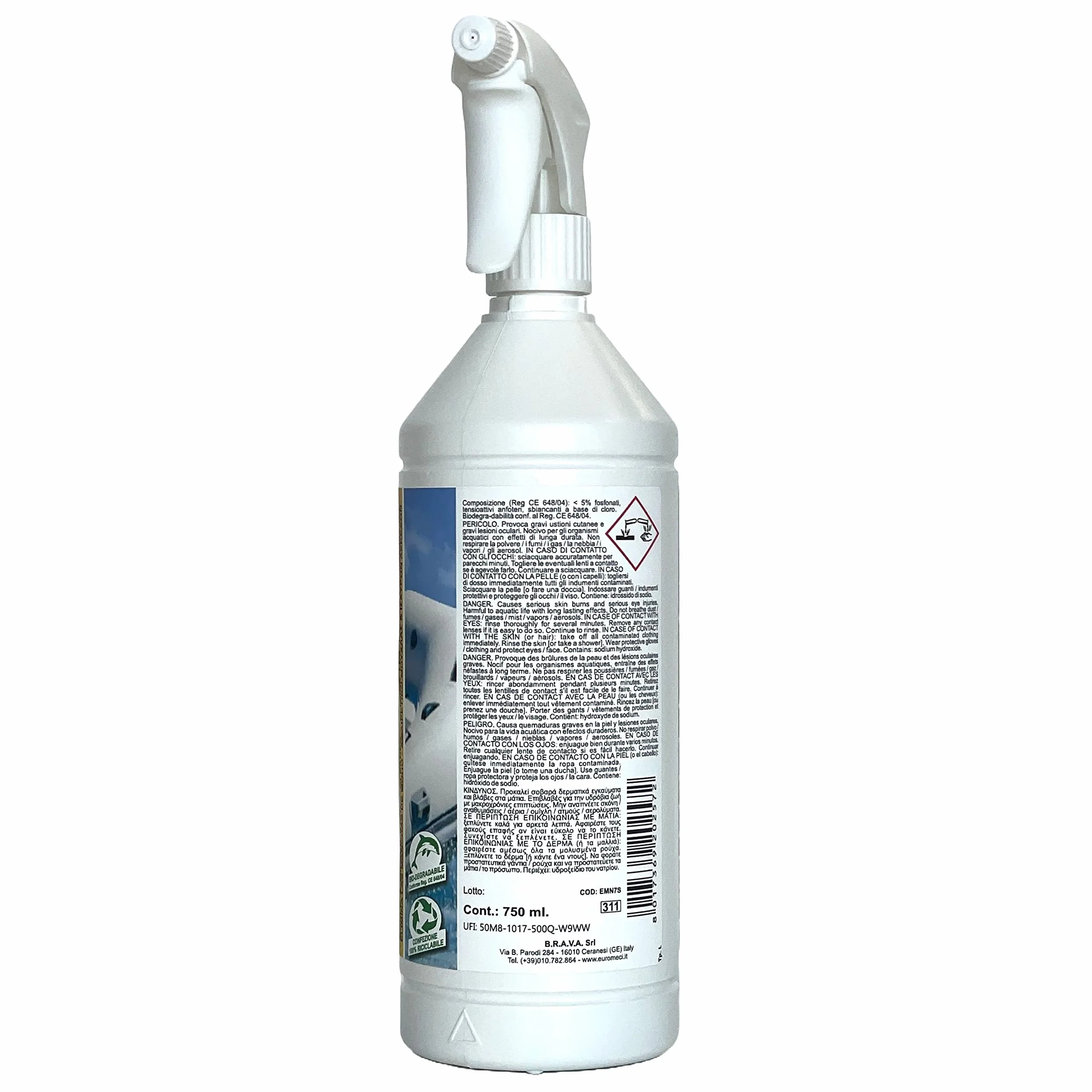 Muffa Net EMN7S, Detergente per macchie di muffa, 750 ml