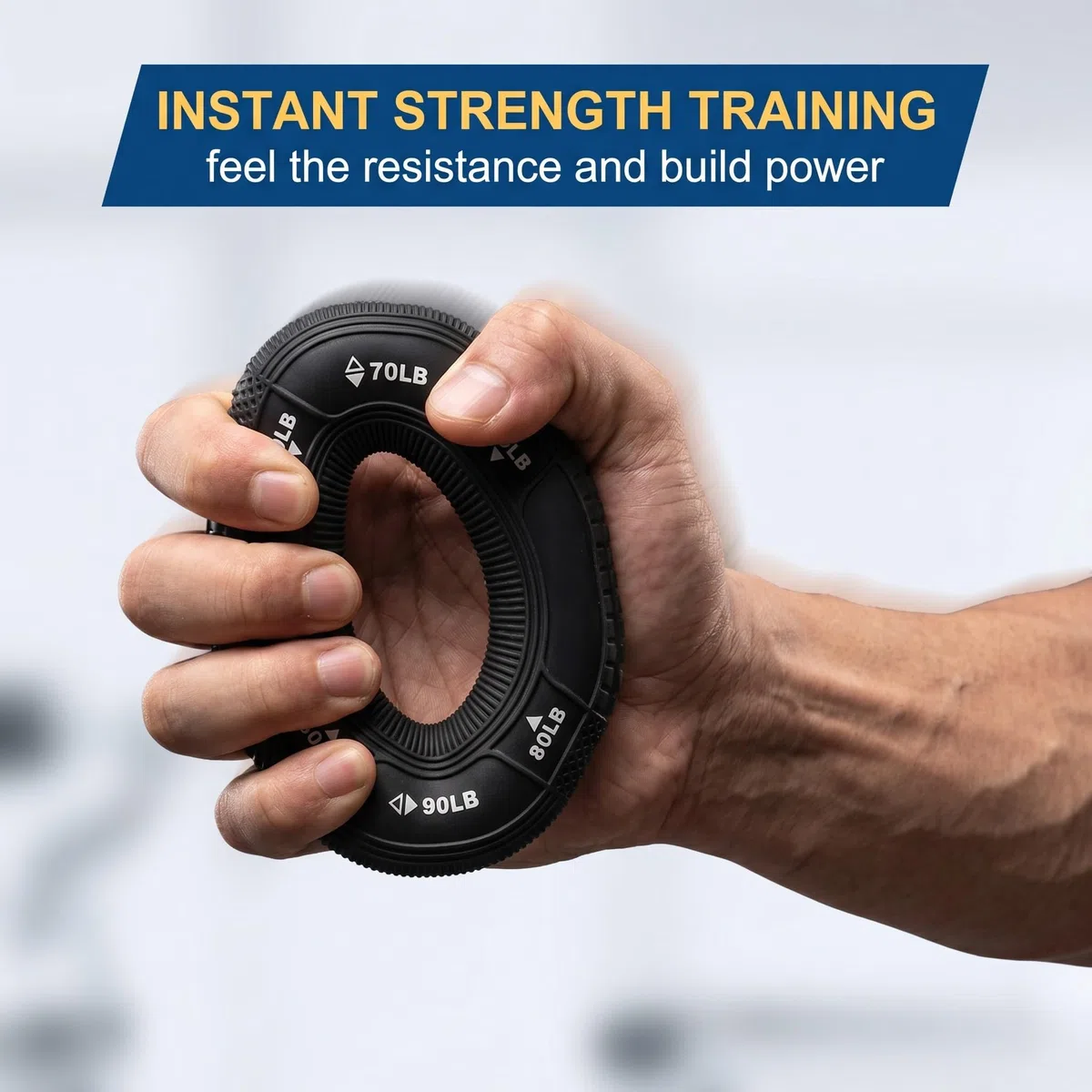 Set Allenamento Mano: Anello Grip + Strumento Allungamento Dita, Palle di esercizio della mano in Silicone, tiratore delle dita per Forza, Ripristino e Musica, con Fascia Regolabile
