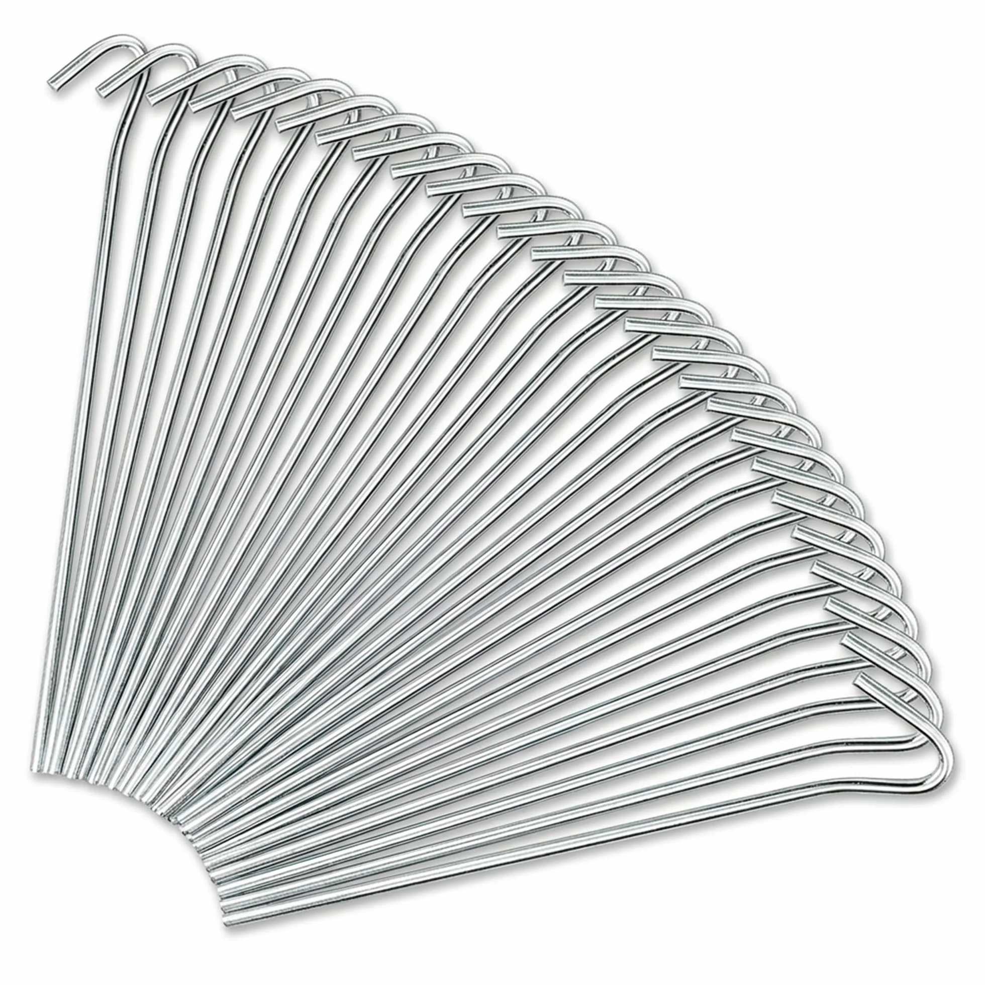 KEPLIN Pioli per tenda in lega di acciaio (confezione da 50 – 22,9 cm), picchetti zincati, antiruggine e durevoli, picchetti in metallo resistenti, ideali per campeggio, spiaggia, rete da giardino,