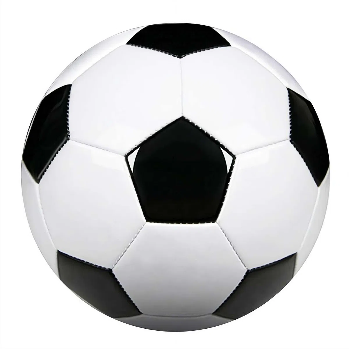 Palla da calcio classica nera e bianca - Pallone standard di misura 5 per allenamento per adulti, bambini e studenti