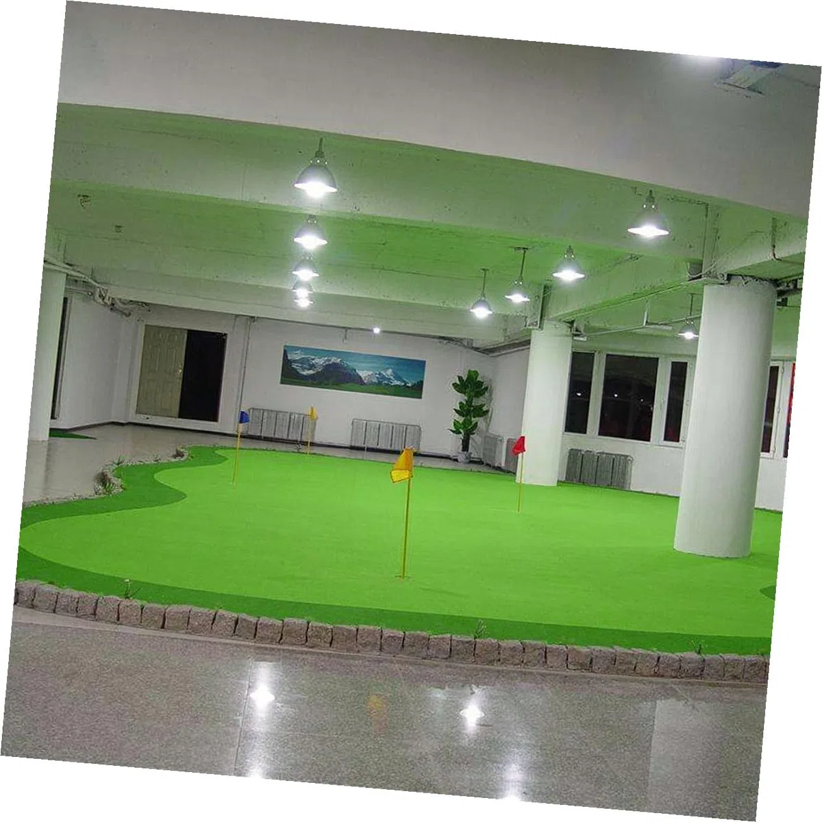 Creatore Di Bandiere Da Putting Per Allenamento Mini Bandierina Rossa Da Allenamento Inserto in Plastica