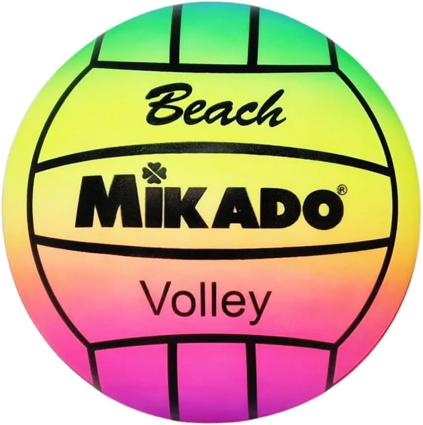 Pallone da Volley Beach Volley In Gomma Modello Soft Leggero da Allenamento o Partita 16 cm