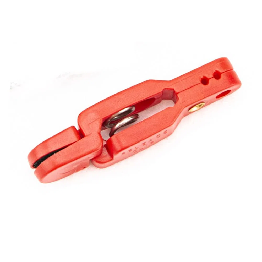 4 Clip a Scatto a Tensione Pesante per aquiloni, Planer, downrigger, Pesca a traina (Rosso)