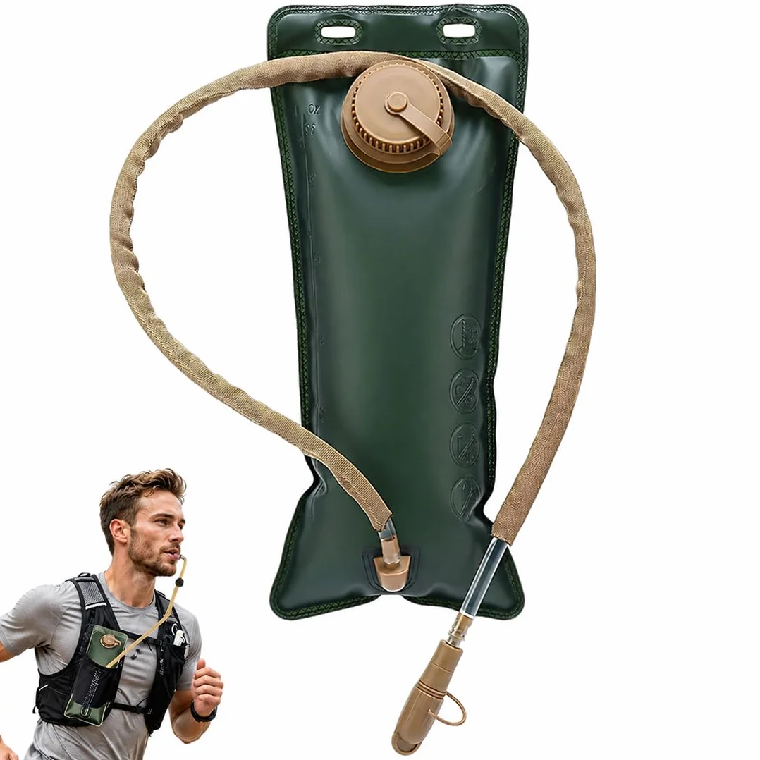 Sacca di idratazione a prova di perdite, 2.5 litri, senza BPA, borsa di ricambio per zaino idratante, serbatoio da viaggio sportivo adatto per escursioni all'aperto, corsa, ciclismo