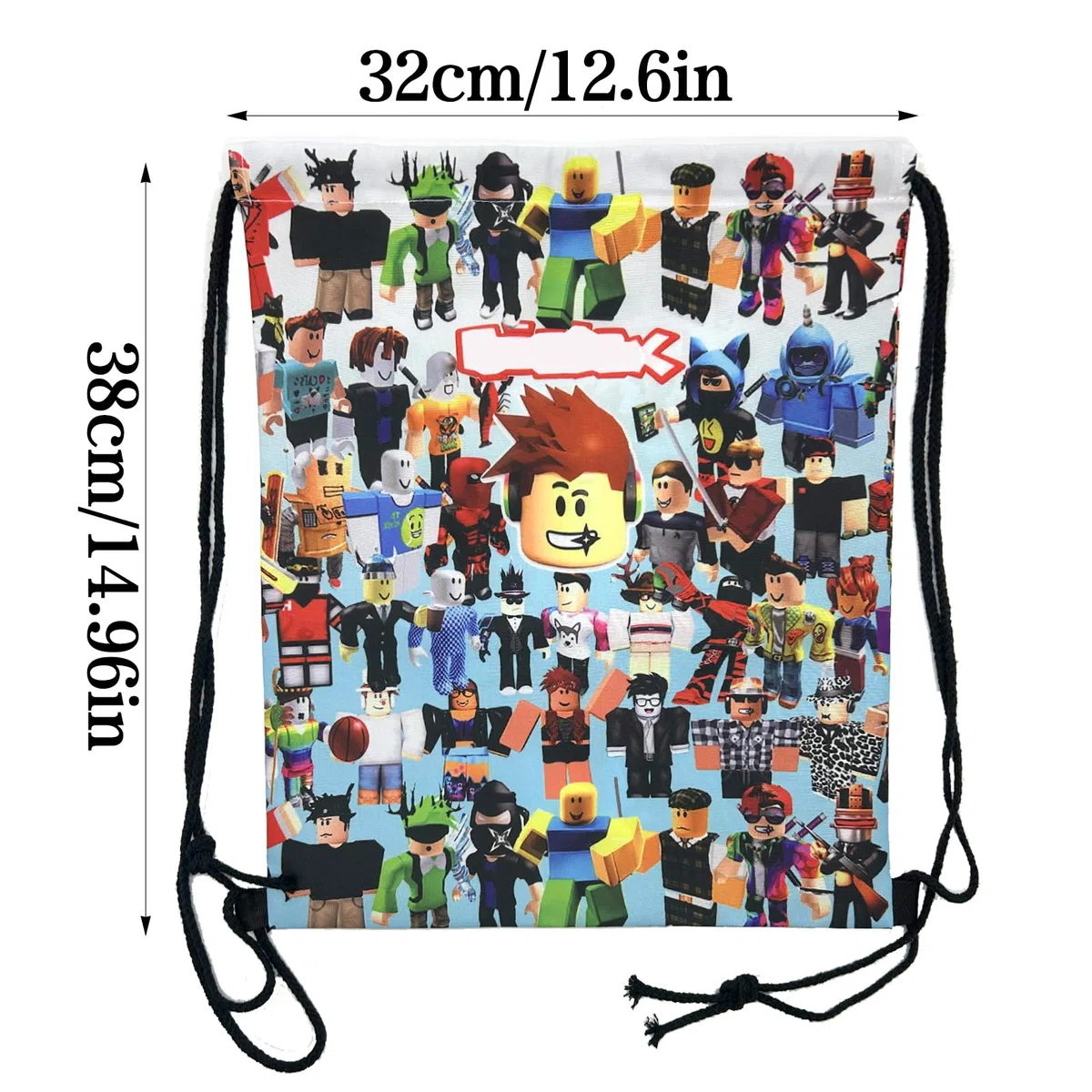 PQKL-party Roblx Sacca Sportiva, Roblx Zaino, Sacchetta Sportiva cartoon, cartoon Zaino Sacca, cartoon Saccas da Palestra con Coulisse, Tasca Con Coulisse cartoon