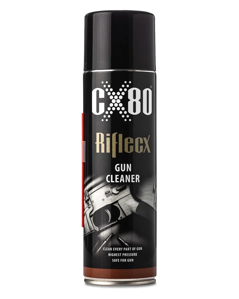 Spray detergente per Armi - Detergente per Armi - Pulizia Rapida e accurata delle Armi Senza Spazzola - Rimuove Sporco, residui di Polvere da sparo, depositi di Piombo - Gun Cleaner
