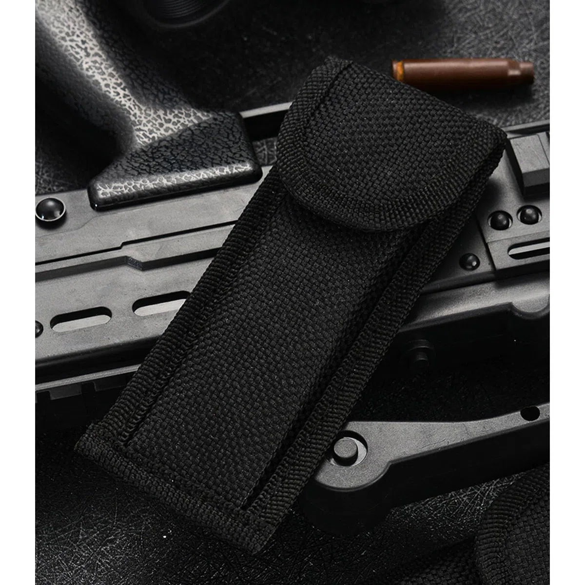 2 pz cintura coltello custodia custodia in nylon Oxford panno guaina coltello pieghevole adatto per uso esterno fino a 13 cm di lunghezza