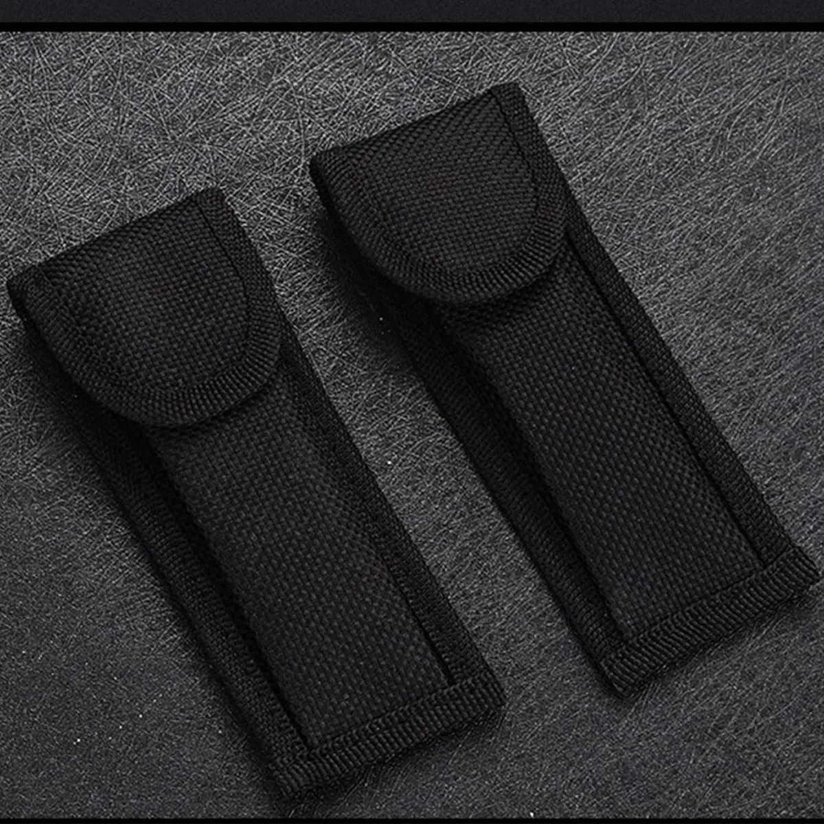 2 pz cintura coltello custodia custodia in nylon Oxford panno guaina coltello pieghevole adatto per uso esterno fino a 13 cm di lunghezza
