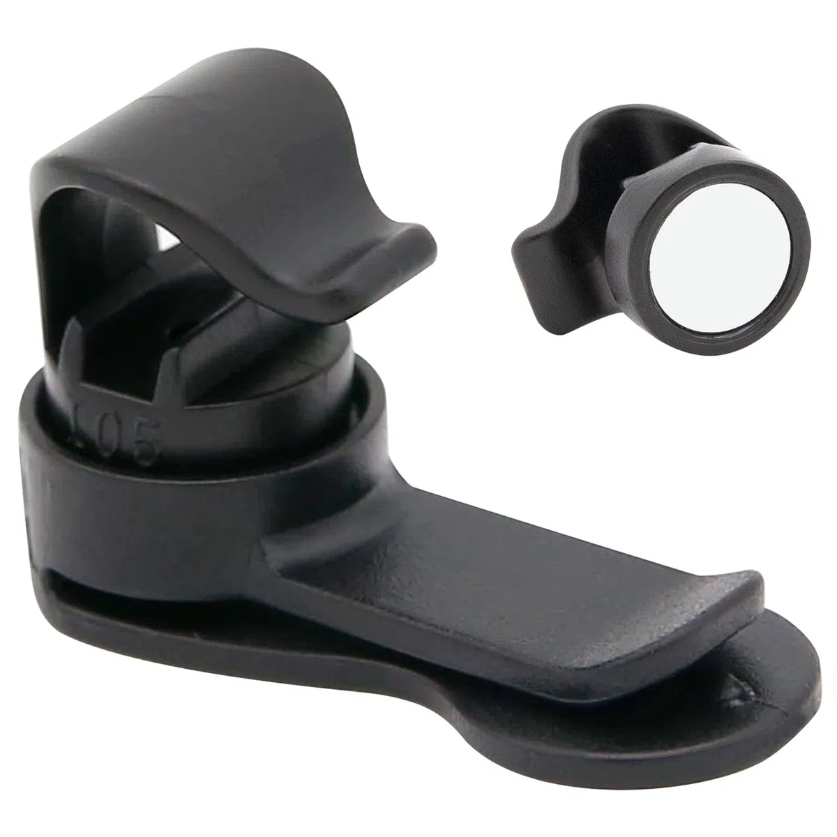 Sacche Idratazione Sacca d'Acqua Tubo Clip, Clip Magnetica, Clip per Tubo dell'Acqua per Bici Tracolla Bottiglia Soft Flask Zaino Bere Zaino Bevitore, Nero
